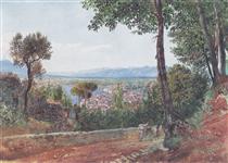 Castellammare on the Gulf of Naples - Рудольф фон Альт
