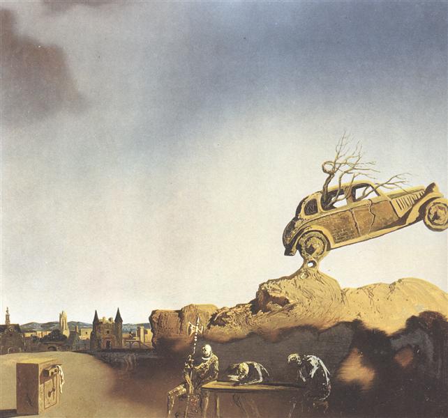 Apparition of the Town of Delft, 1936 - Salvador Dalí