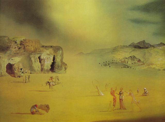 Average Pagan Landscape, 1937 - Salvador Dali