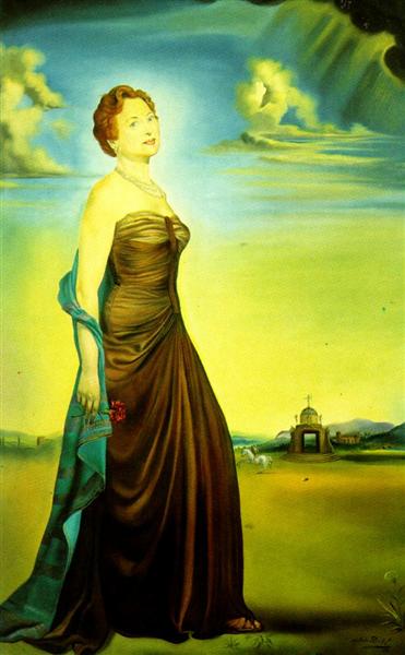 Portrait of Mrs. Reeves, 1954 - Сальвадор Дали