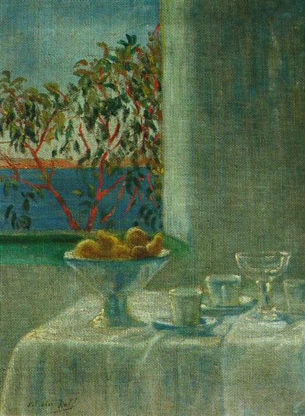 Still Life by a Window, c.1920 - Salvador Dali