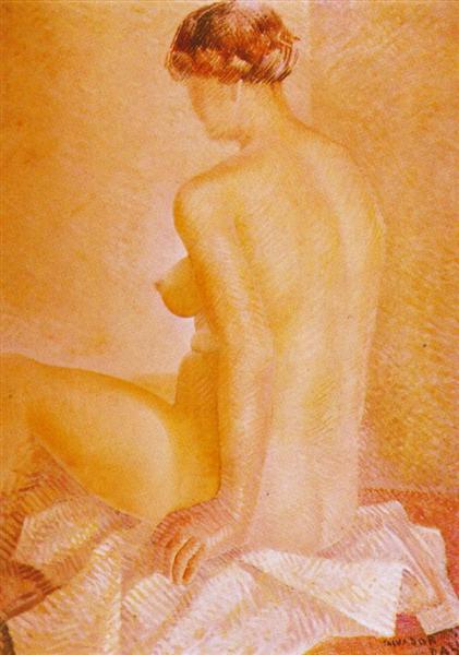 Study of Nude, 1925 - Сальвадор Дали