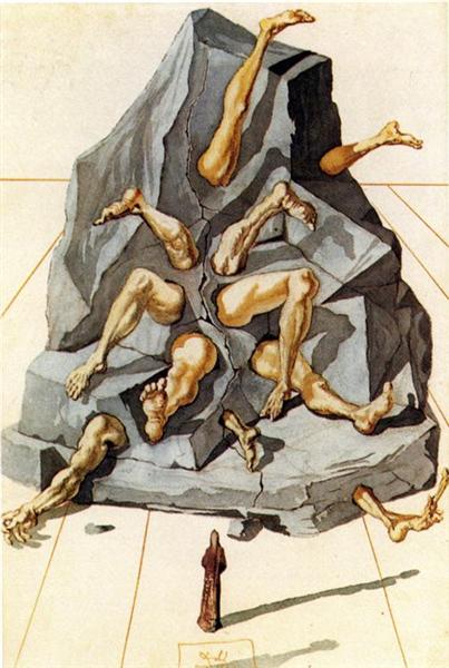 The Simoniacs, 1964 - Salvador Dalí