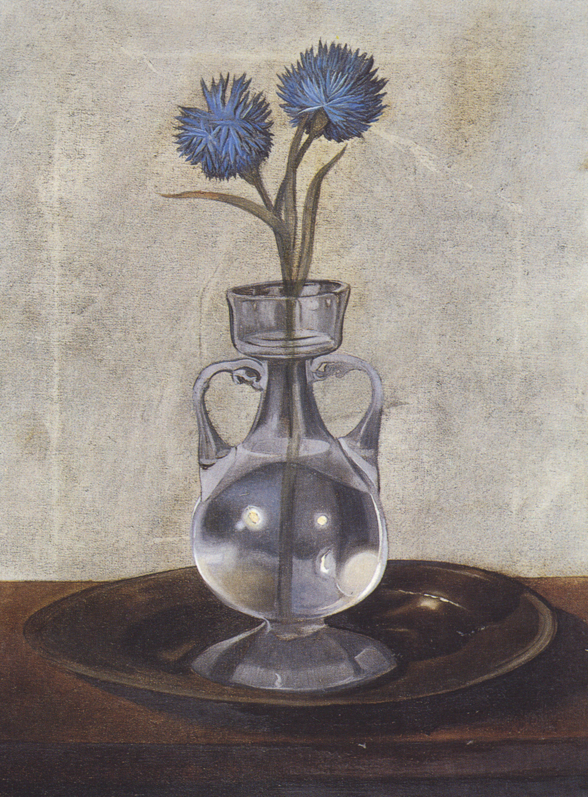 The Vase Of Cornflowers 1959 Salvador Dali