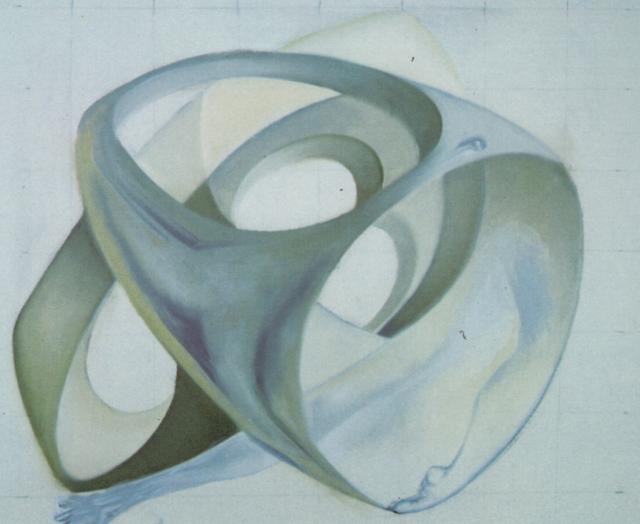 Topological Contortion of a Female Figure, 1983 - Сальвадор Далі