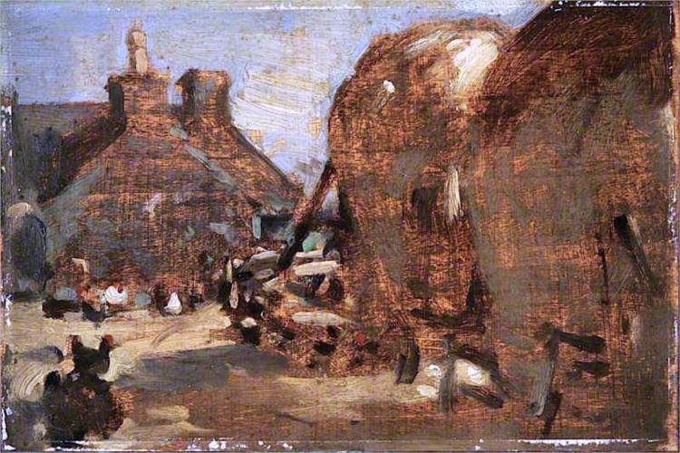 Farmyard, 1901 - Семюел Пепло