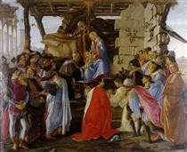 Anbetung der Heiligen drei Könige - Sandro Botticelli