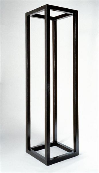 Standing Open Structure Black, 1964 - Sol LeWitt