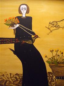 The Black Flower Girl - Sorin Ilfoveanu