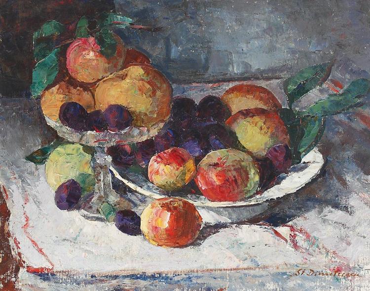 Still Life with Ripe Fruits - Ștefan Dimitrescu