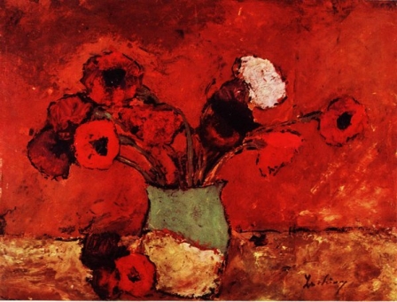 Carnations and Poppies - Ștefan Luchian