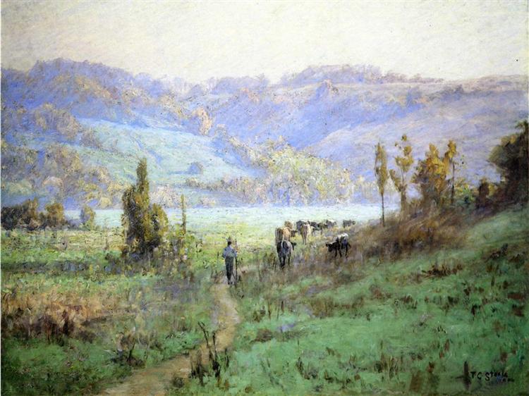In the Whitewater Valley near Metamora, 1894 - T. C. Steele