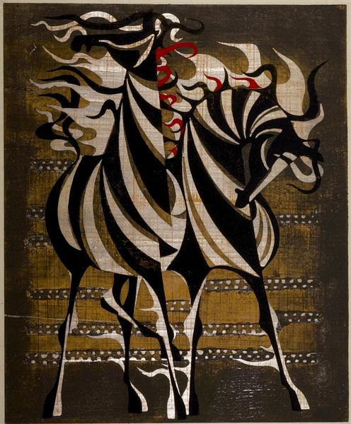 Horses in the Afternoon, 1961 - Тадаси Накаяма