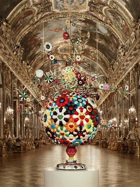 Artwork Replica Pop Art Flower ball by Takashi Murakami (Inspired