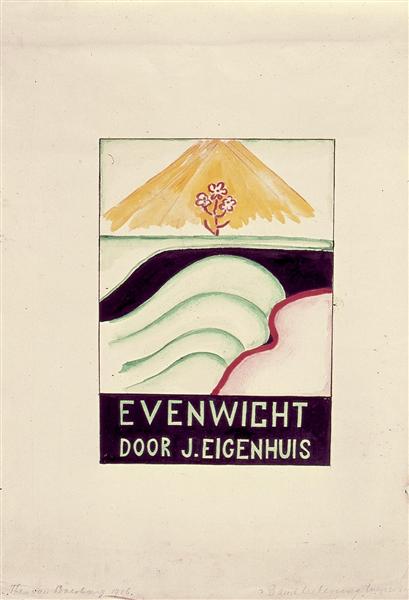 Cover of "Balance" by J. Elgenhuis, 1916 - 特奥·凡·杜斯伯格