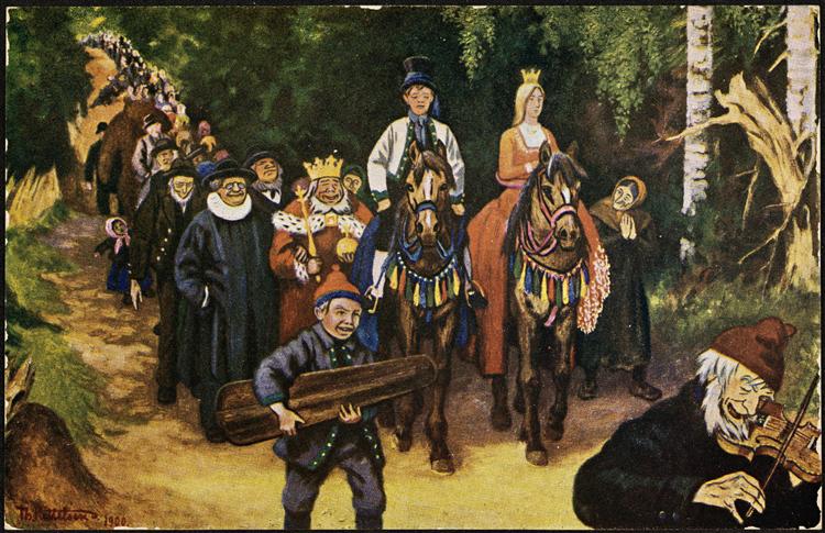 Askeladdens adventure, 1910 - Theodor Severin Kittelsen