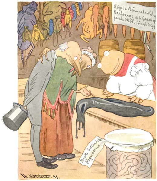 En Delikatessehandel, 1894 - Theodor Kittelsen