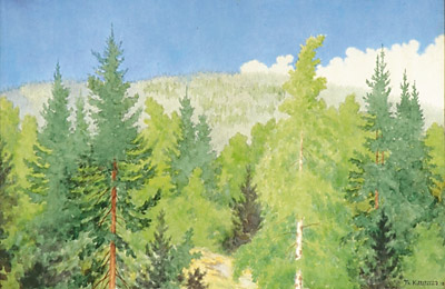 Forest - Skog - Theodor Severin Kittelsen