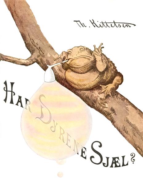 Har dyrene Sjæl? Cover, 1894 - Theodor Kittelsen