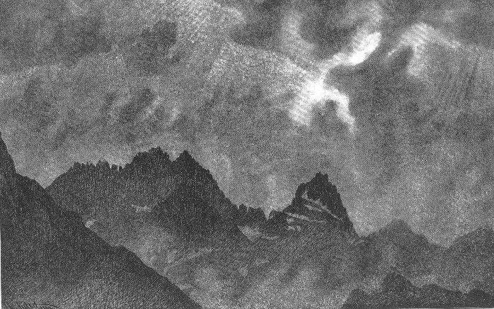 Northern lights, 1891 - Theodor Kittelsen