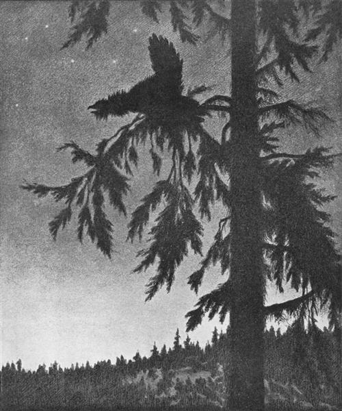 Black grouse, 1900 - Theodor Severin Kittelsen