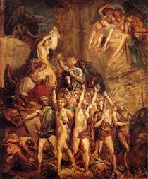 Defense of the Gauls - Teodoro Chassériau