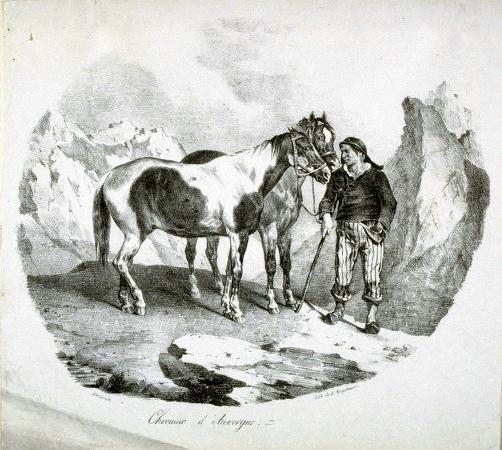 Horses of the Auvergne, 1822 - Теодор Жеріко