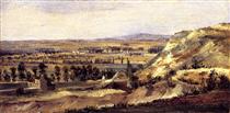 Paysage panoramique - Théodore Rousseau