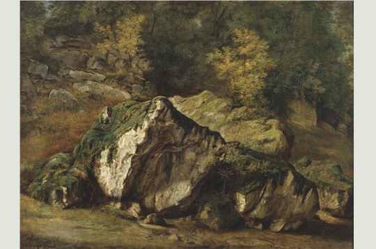 Study of rocks, 1829 - Theodore Rousseau