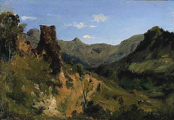Valley in the Auvergne Mountains, 1830 - Theodore Rousseau