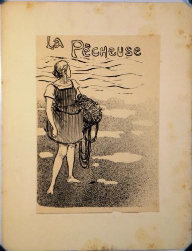 La Pecheuse, 1892 - Theophile Steinlen