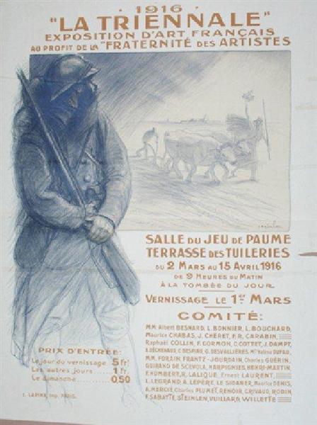 La Triennale, 1916 - Theophile Steinlen