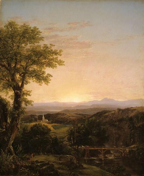 Paysage de Nouvelle Angleterre, 1839 - Thomas Cole