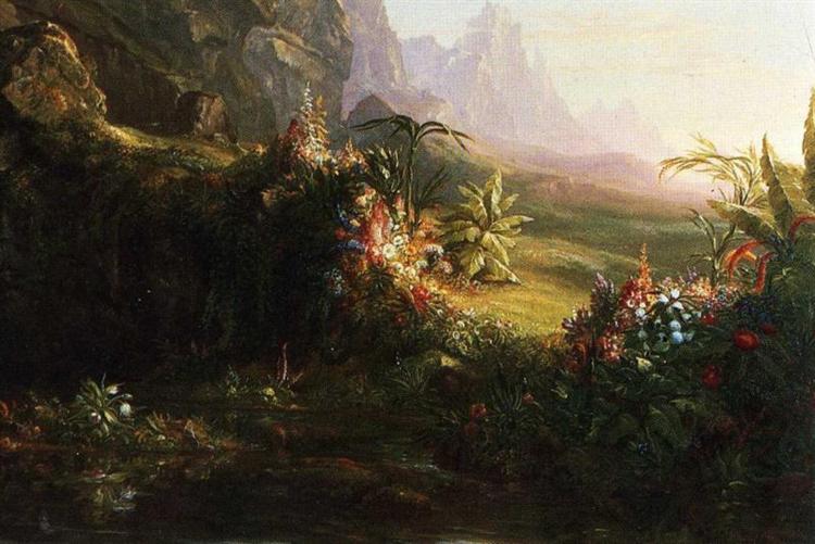 The Voyage of Life: Childhood (detail), 1839 - 1840 - Thomas Cole