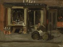 A Street Scene - Thomas Eakins