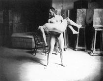 Thomas Eakins carrying a woman - 湯姆·艾金斯