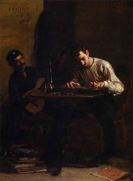 Professionals at Rehearsal, 1883 - 湯姆·艾金斯