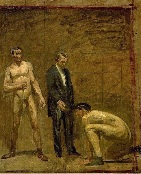 Study for Taking the Count, 1898 - Thomas Eakins