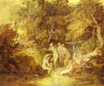 Diana and Actaeon - Thomas Gainsborough