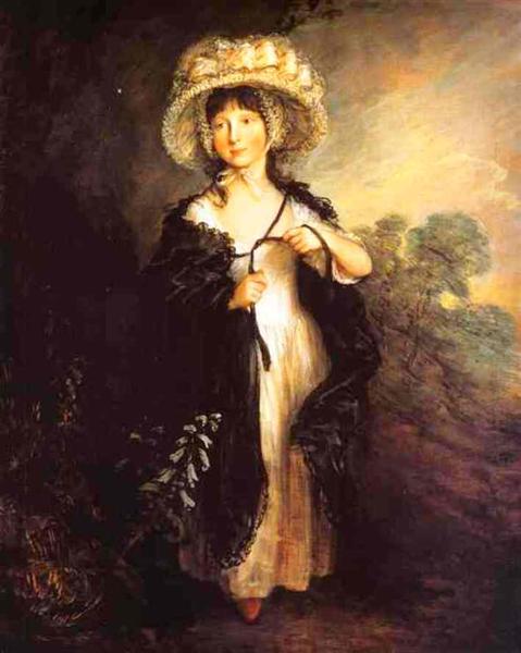 Miss Elizabeth Haverfield, c.1782 - Томас Гейнсборо