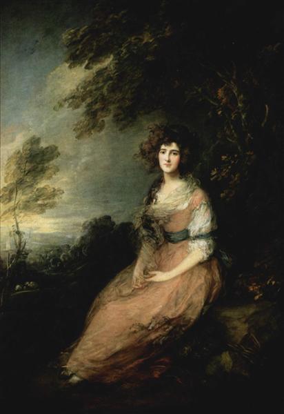 Mrs. Richard Brinsley Sheridan, 1785 - 1786 - Томас Гейнсборо