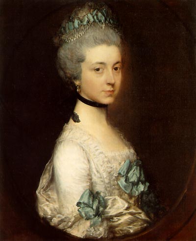 Portrait of Lady Elizabeth Montagu, Duchess of Buccleuch and Queensberry - 根茲巴羅