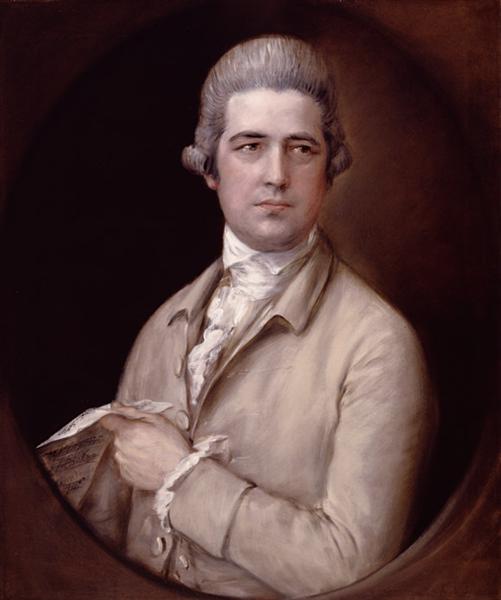 Portrait of Thomas Linley - Томас Гейнсборо