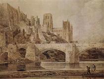 Durham Cathedral and Bridge - Thomas Girtin