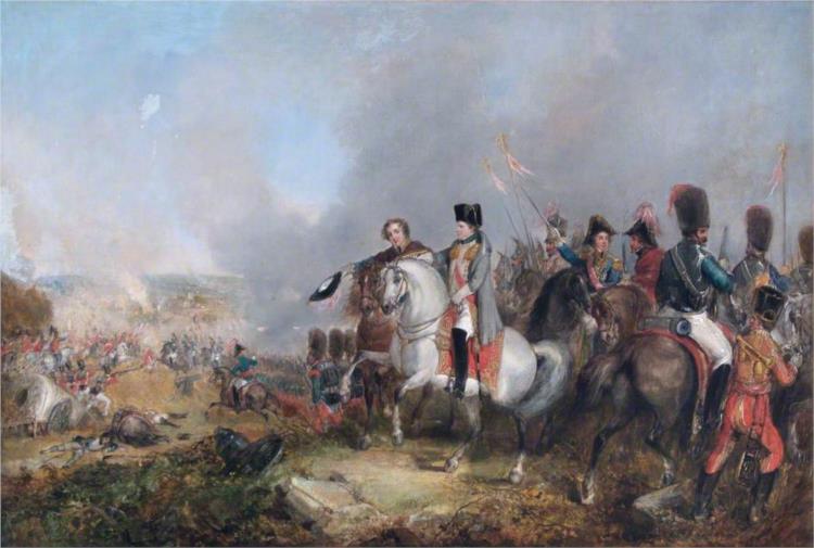 Napoleon at Waterloo, 1879 - Томас Джонс Бейкер