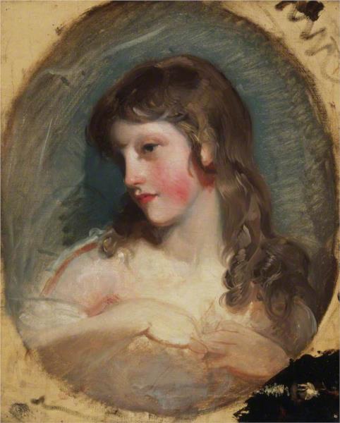 Study of a Girl, 1800 - 托马斯·劳伦斯