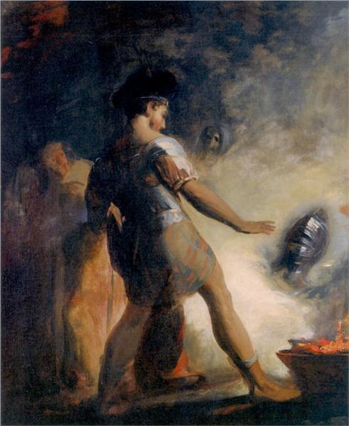 Macbeth in the Witches' Cave, 1840 - Томас Салли