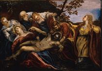 Llanto por Cristo muerto - Tintoretto