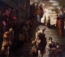 La Présentation de la Vierge au temple - Le Tintoret