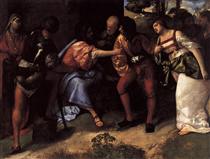 Christus und die Ehebrecherin - Tizian